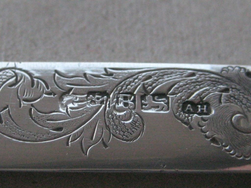 Victorian Mother of Pearl Hafted Silver Bladed Folding Fruit Knife - 5