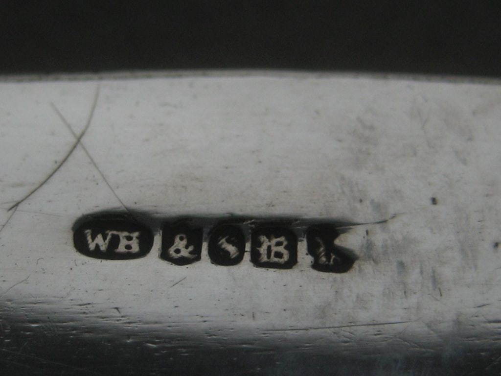 Large Antique Silver-Plated Crumb Tray - 6