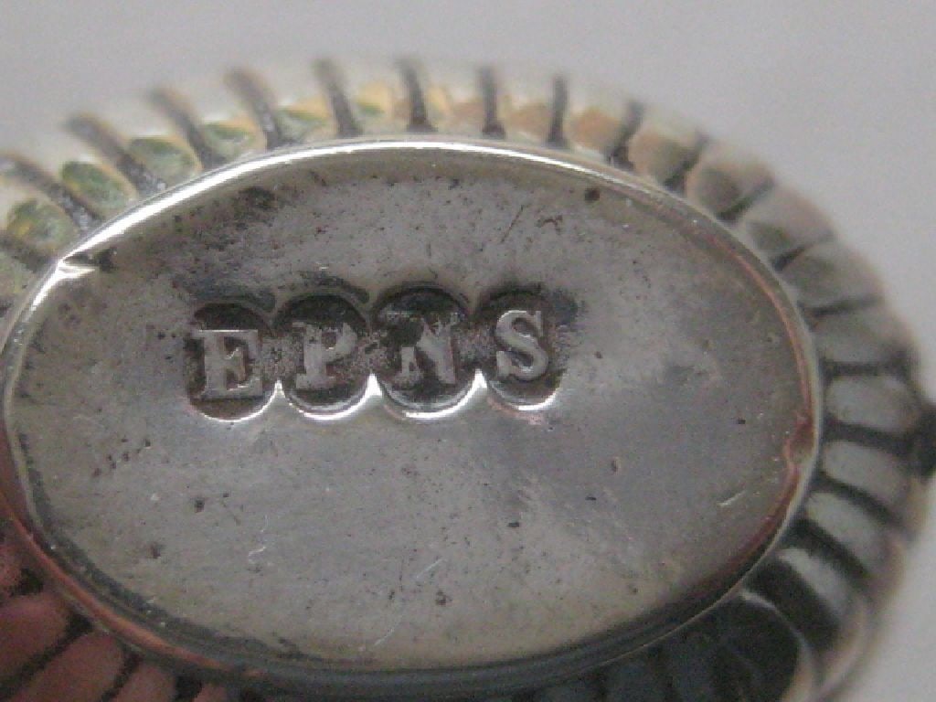 Antique Silver Plated EPNS Miniature Teapot and Sugar Bowl - 6