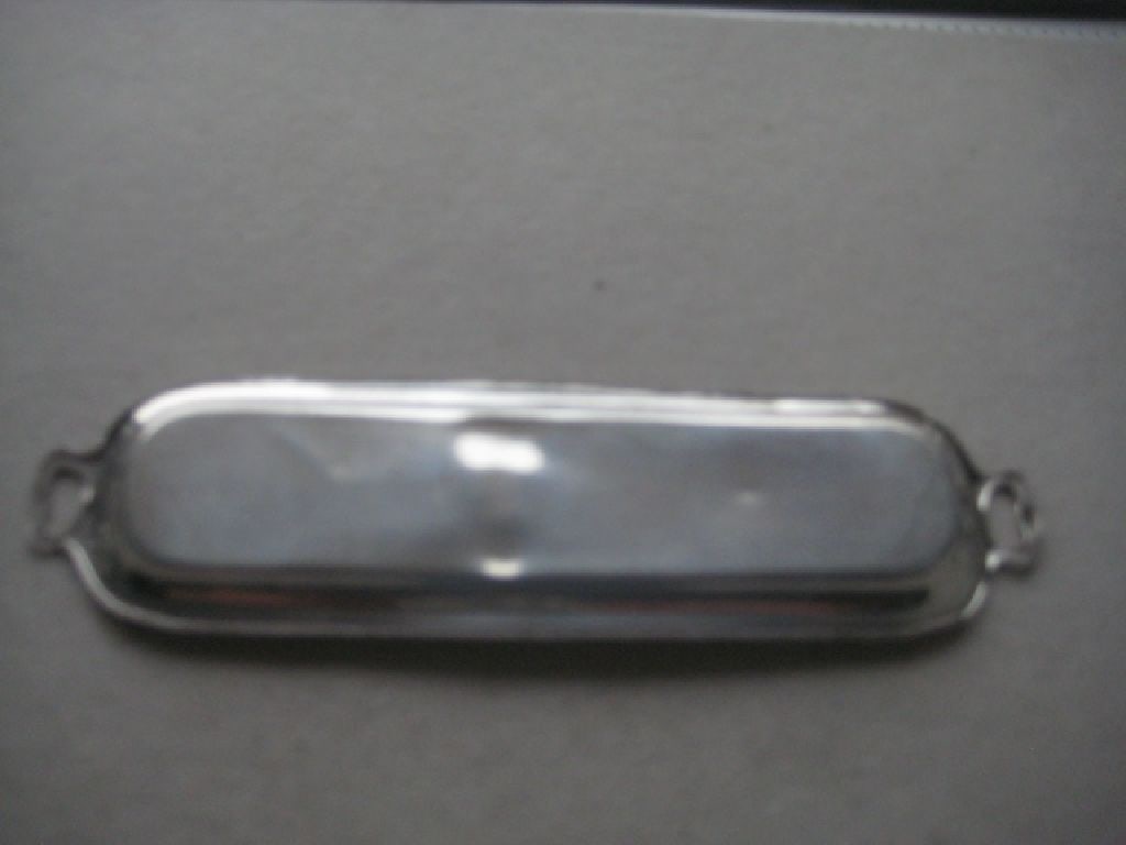 Antique Miniature Silver Teapot and Sugar Bowl, Tray Set - 7