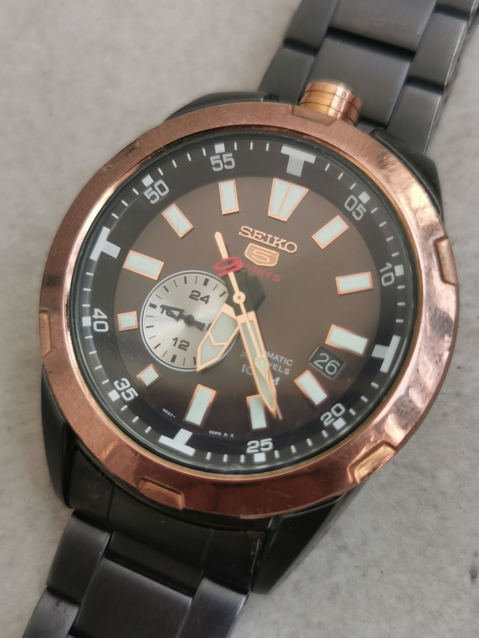 The Watch: Seiko 5 Sports 50th Anniversary Edition (Model SSA174): Title: The Watch: Seiko 5 Sports 50th Anniversary Edition (Model SSA174) Description: Seiko 5 Sports 50th Anniversary Edition (Model SSA174) This is a striking and collectible timepiece from