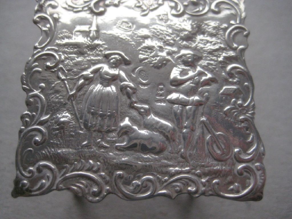 Antique Dutch Silver Miniature Table - 6