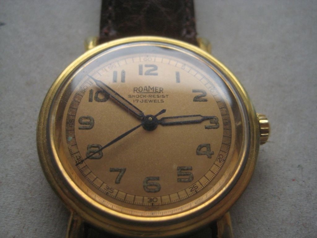 Vintage Roamer 17 Jewels Gents Wrist Watch - 9