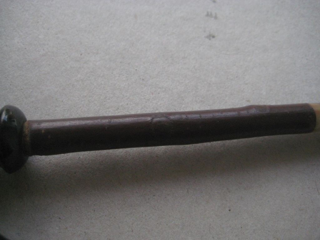 Antique Clay and Horn Pipe - 7