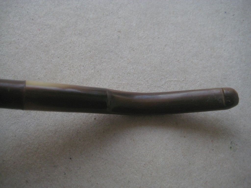 Antique Clay and Horn Pipe - 9