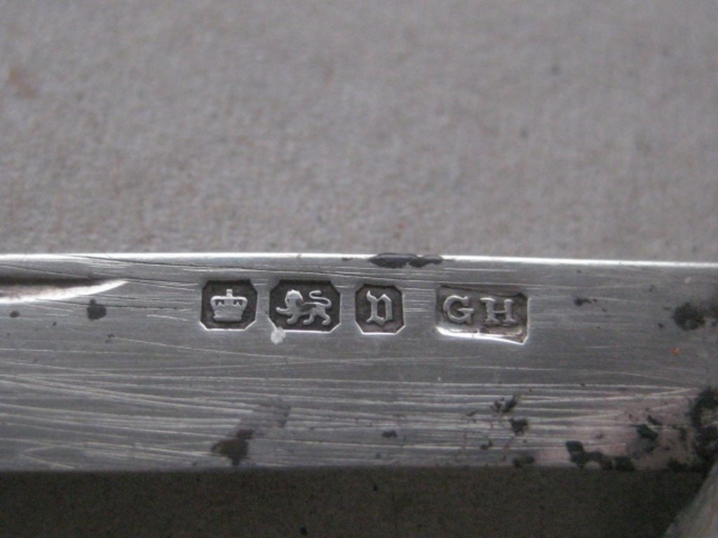 George V Mother of Pearl Hafted Silver Bladed Fruit Knife - 5