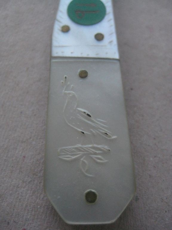 William IV Mother of Pearl Hafted Steel Bladed Folding Fruit Knife - 3