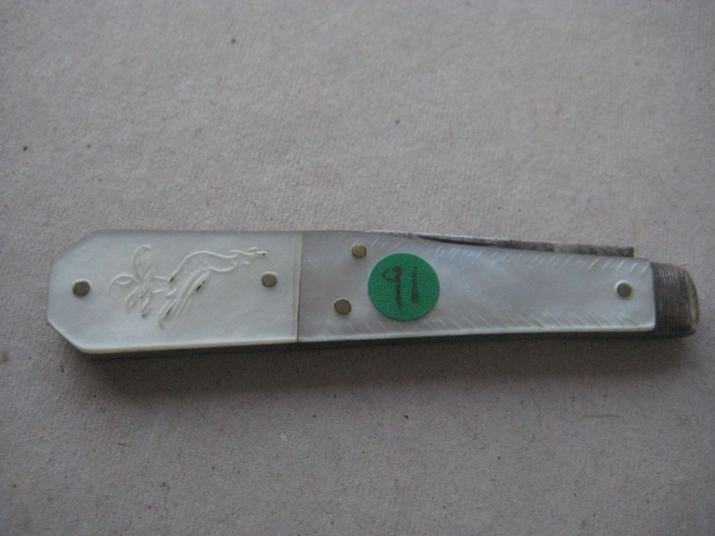 William IV Mother of Pearl Hafted Steel Bladed Folding Fruit Knife - 5