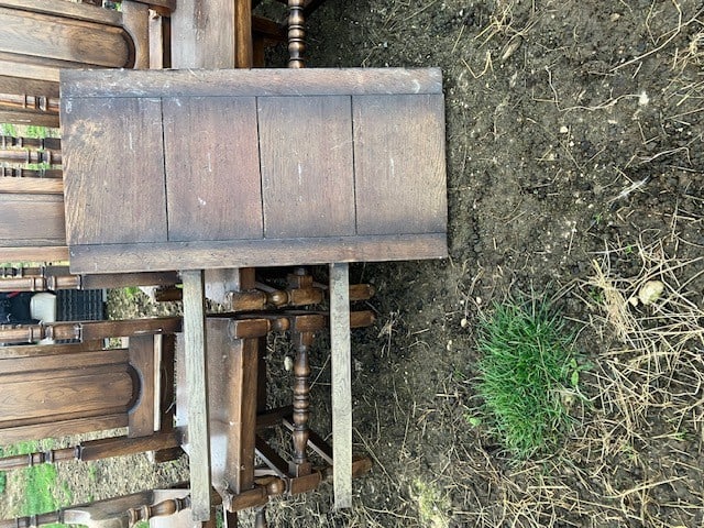 Oak Refectory Table and 12 Chairs - 7