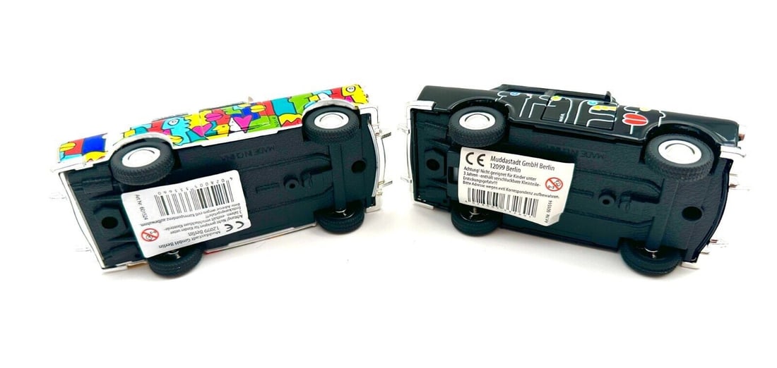 Thierry Noir (b.1958) ‘Heads’ Berlin Trabant Car In Colours By Thierry Noir, 1994, Sold  - 15