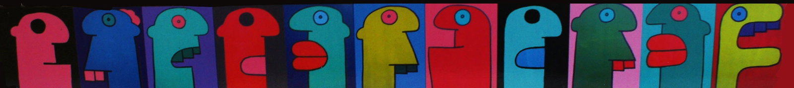 Thierry Noir (b.1958) ‘Heads’ Berlin Trabant Car In Colours By Thierry Noir, 1994, Sold  - 18