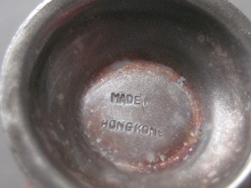 Chinese Miniature White Metal Gentleman Carrying Cheese - 6