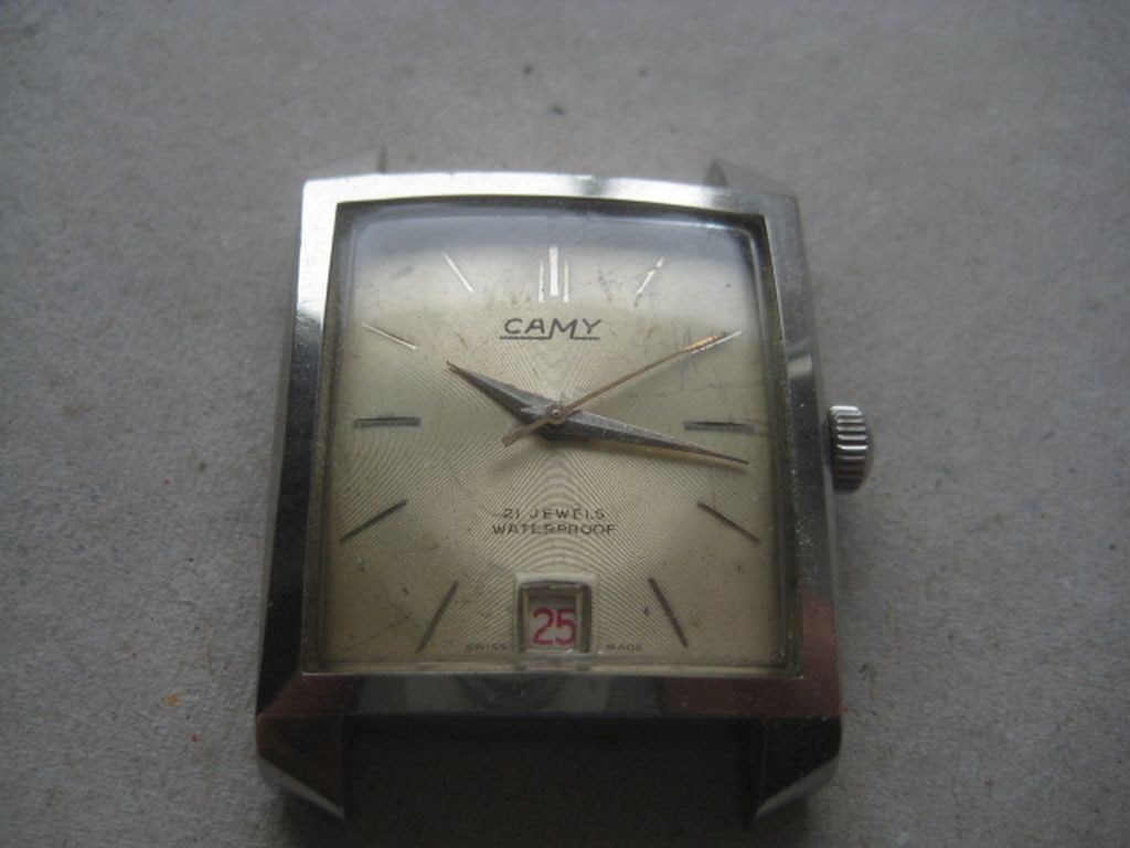 Vintage Camy 21 Jewels Manual Wind Gents Wrist Watch (1 of 8)