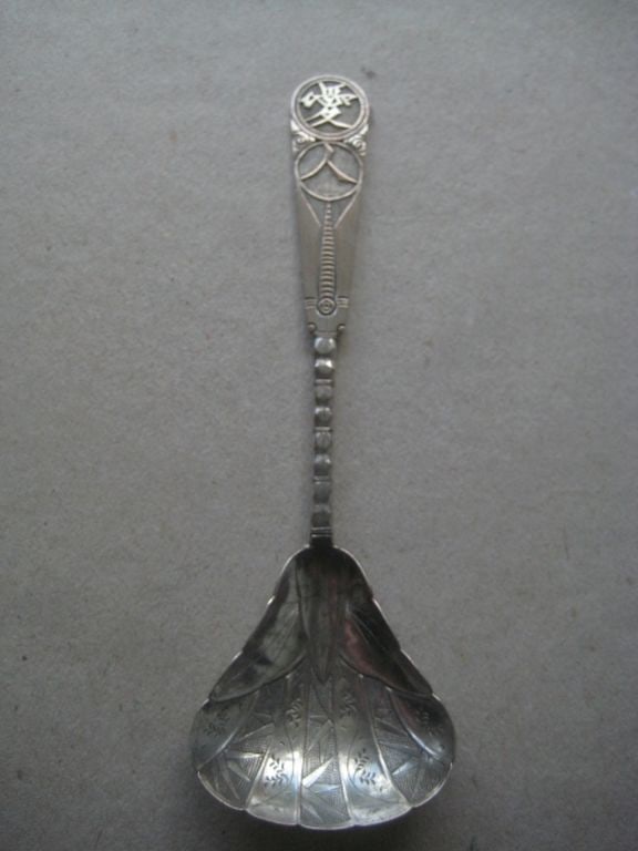 Antique Silver Plated Chinese Spoon (1 of 7)