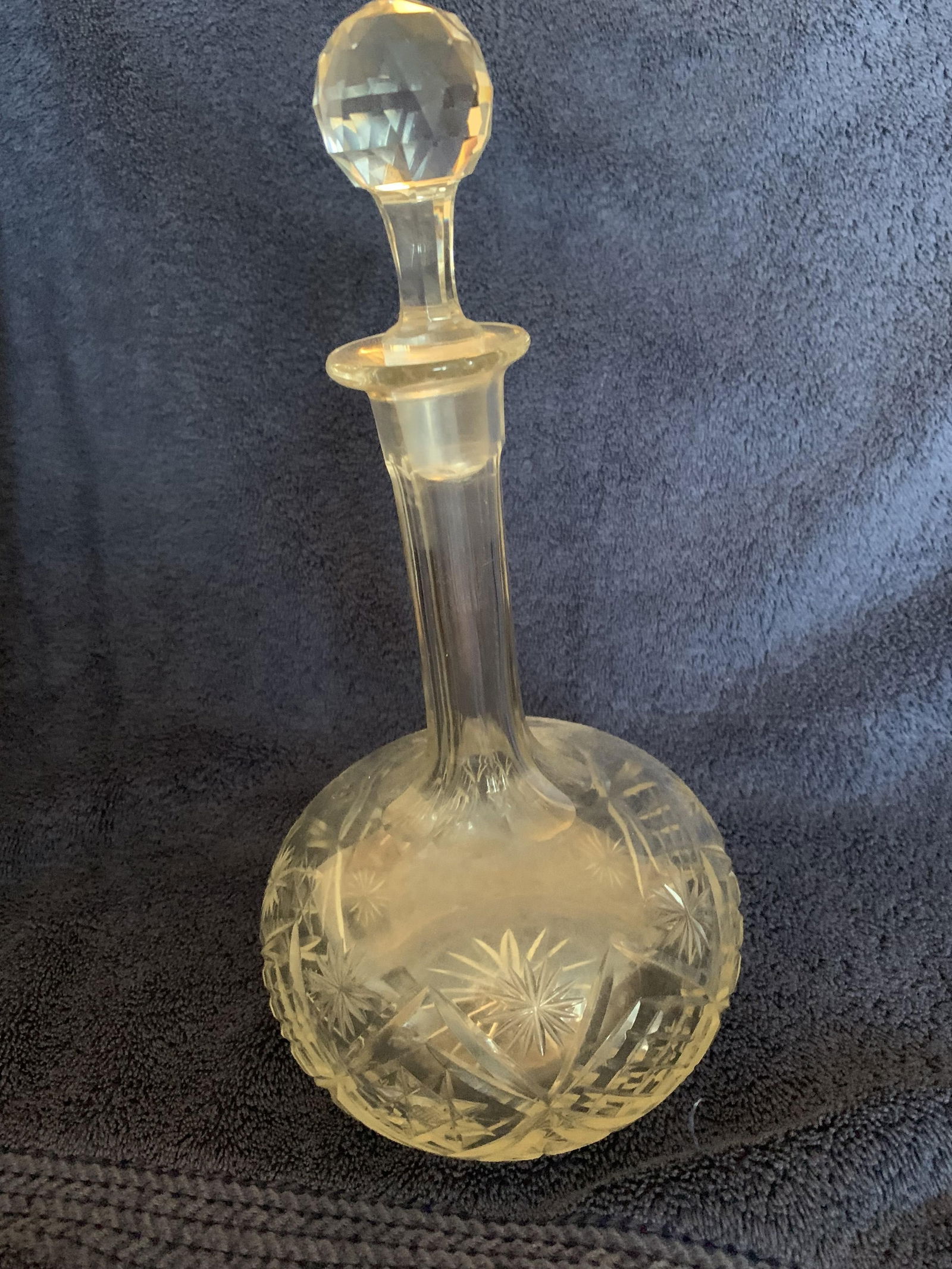 Vintage Cut Crystal Decanter c1920’s - 2
