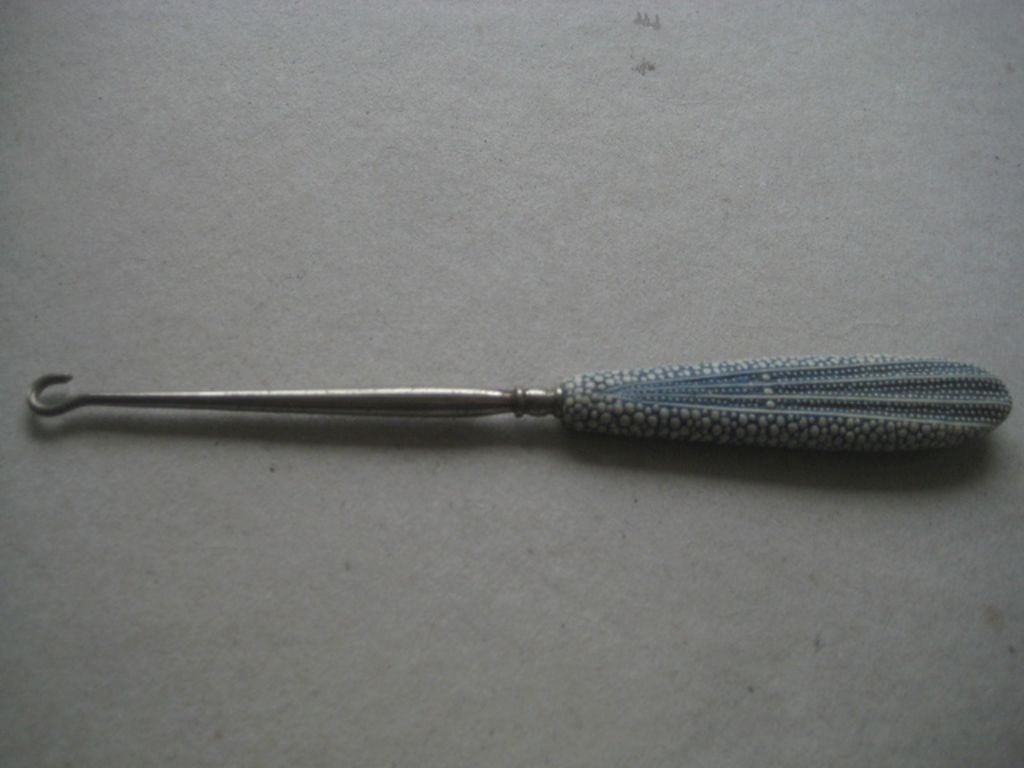Antique Bakerlite Plastic Hafted Buttonhook - 2