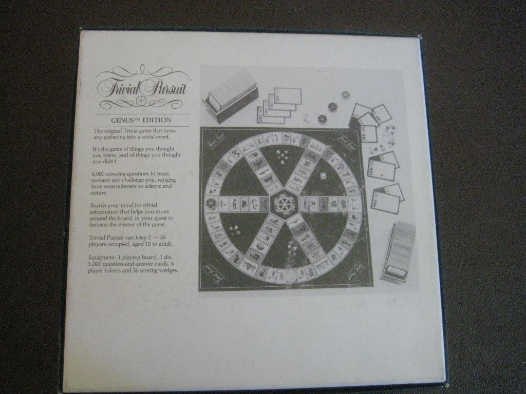 Trivial Pursuit Master Game-Genus Edition Board Game - 6
