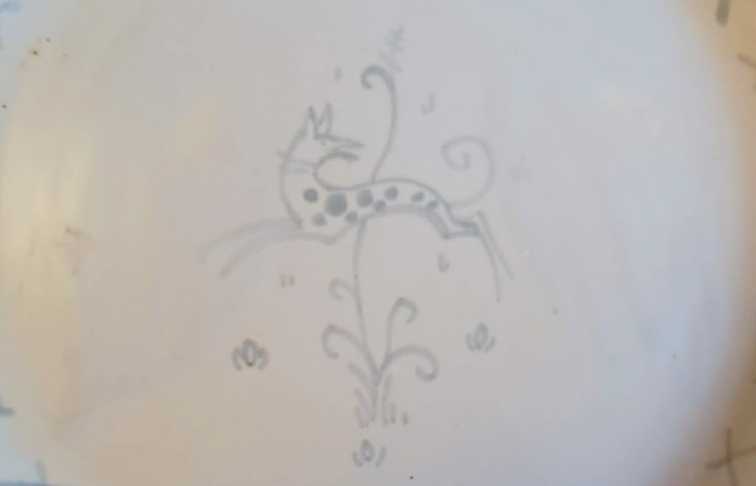 Clarice Cliff Bizarreware Ceramic Plate/Platter Designed By Gordon Forsyth c1934 - 3