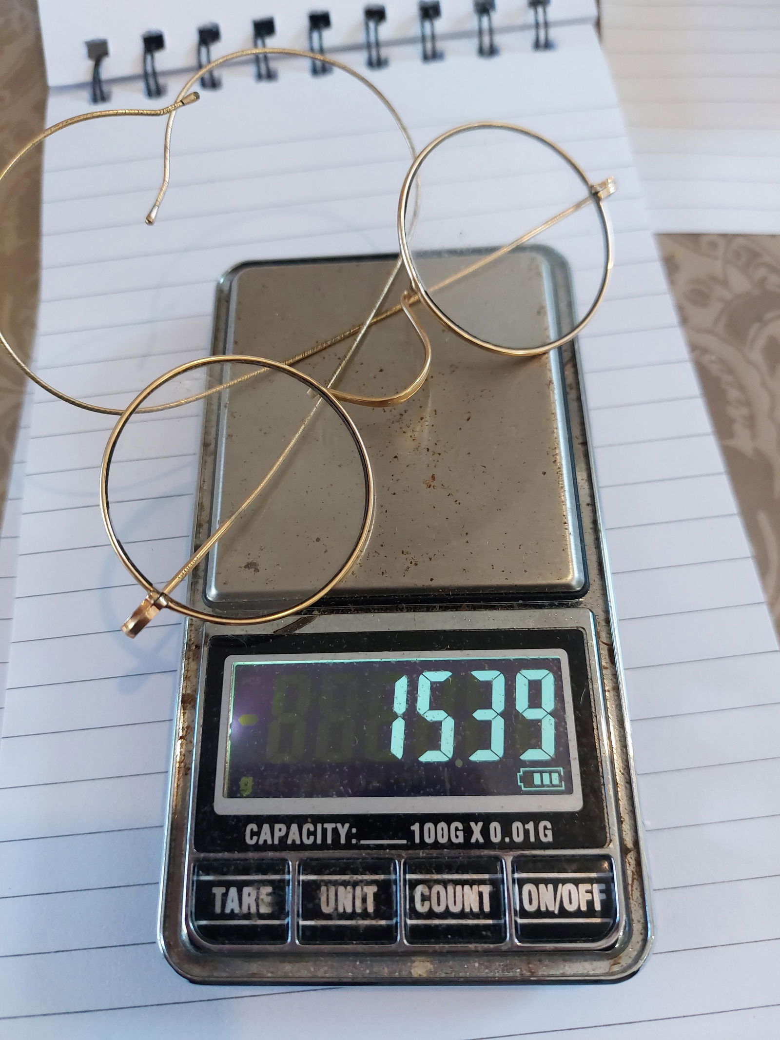 Antique Gold Spectacles - 2