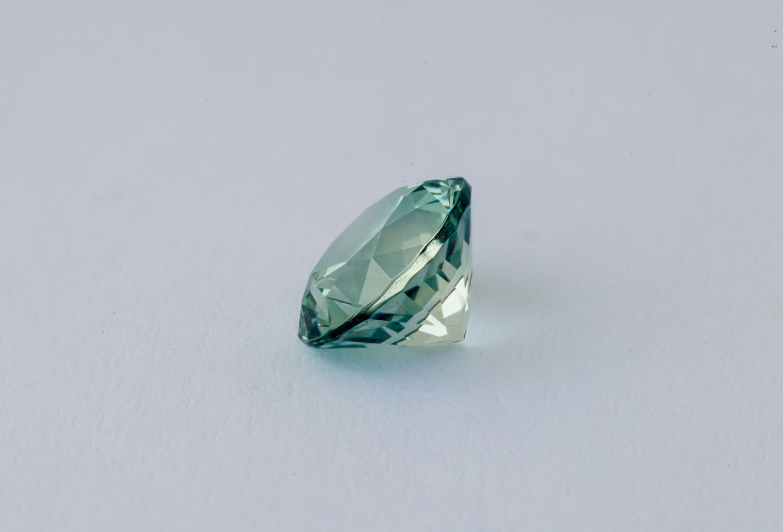 Sapphire, 1.10 Ct: Title: Sapphire, 1.10 Ct Description: Species: Corundum Variety: Sapphire Shape: Round Measurements: 6.00x4.00mm Colour: greenish blue Certificate: none 