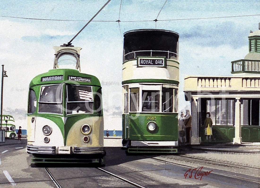Blackpool 1950's Tram Scene Transport Of The Past Metal Wall Art: Title: Blackpool 1950's Tram Scene Transport Of The Past Metal Wall Art Description: ★ Approx Size 12” x 8” (Inches) 300 x 200 (mm). ★ Our Metal Art Design Comes with