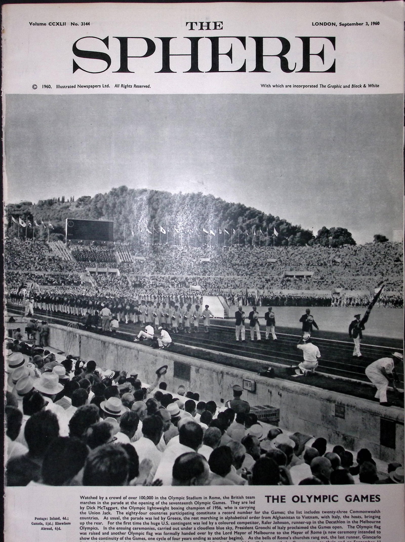 1960 Rome Olympics & Trial Of The Bluebird Speed Trial Complete Newspaper.: Title: 1960 Rome Olympics & Trial Of The Bluebird Speed Trial Complete Newspaper. Description: 1960 Rome Olympics & Trial Of The Bluebird Speed Trial Complete Newspaper. Complete 32