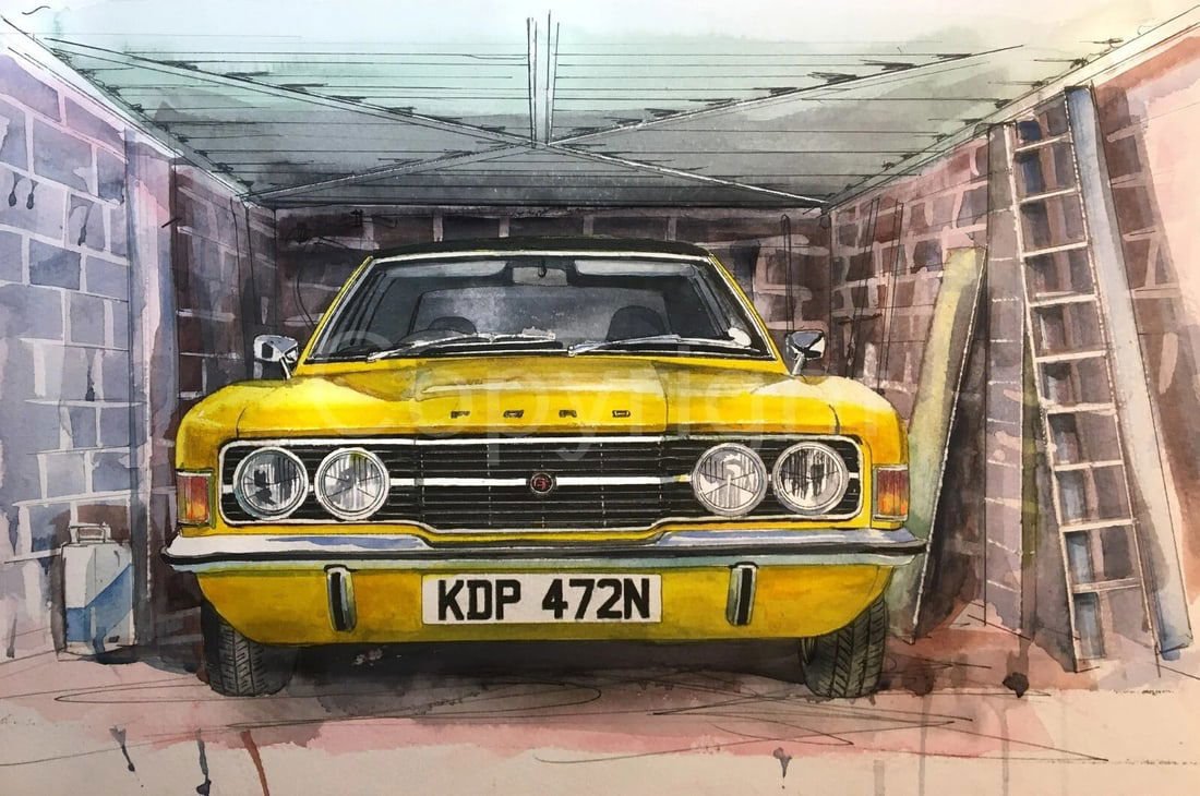 Ford Cortina MK3 Iconic Yellow British Car No 2 Metal Art: Title: Ford Cortina MK3 Iconic Yellow British Car No 2 Metal Art Description: ★ Approx Size 12” x 8” (Inches) 300 x 200 (mm). ★ Our Metal Ar