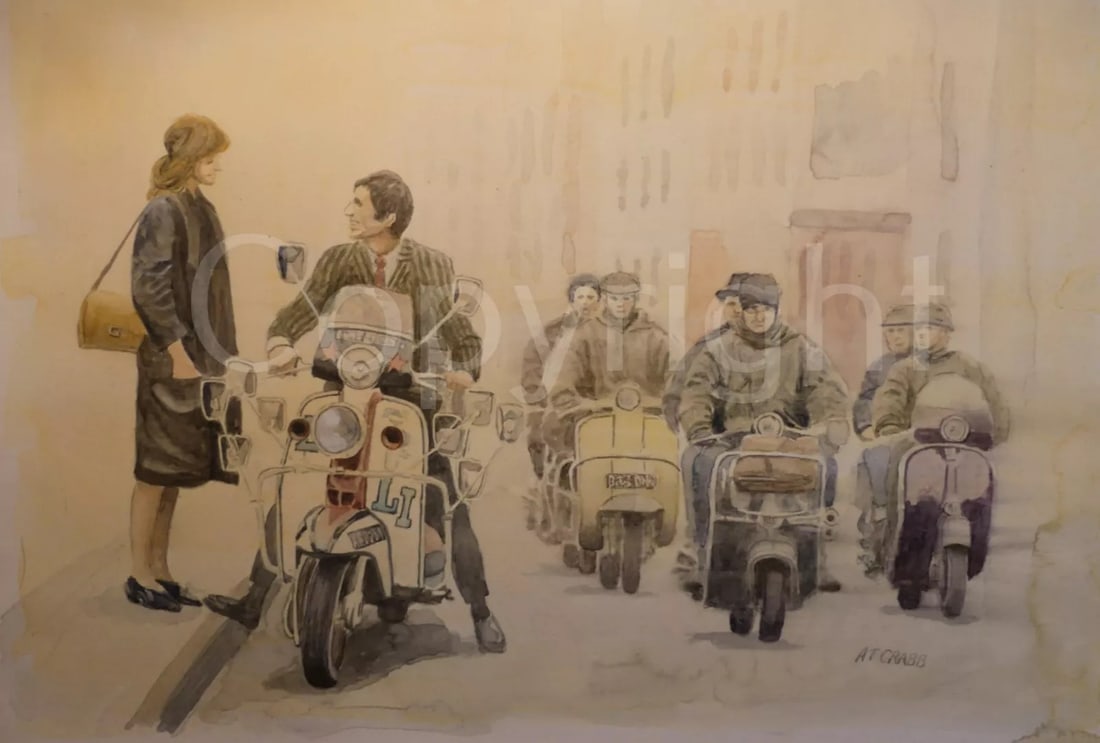 Mods Quadrophenia Vespa's & Lambretta's Nostalgic 1960's Metal Wall Art: Title: Mods Quadrophenia Vespa's & Lambretta's Nostalgic 1960's Metal Wall Art Description: ★ Approx Size 12” x 8” (Inches) 300 x 200 (mm). ★ Our Metal Art Design