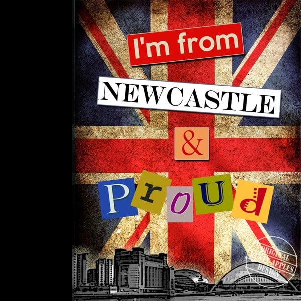 I'm From Newcastle And Proud Metal Wall Art: Title: I'm From Newcastle And Proud Metal Wall Art Description: ★ Approx Size 12” x 8” (Inches) 300 x 200 (mm). ★ Our Metal Art Design Comes with Rounded Corners and