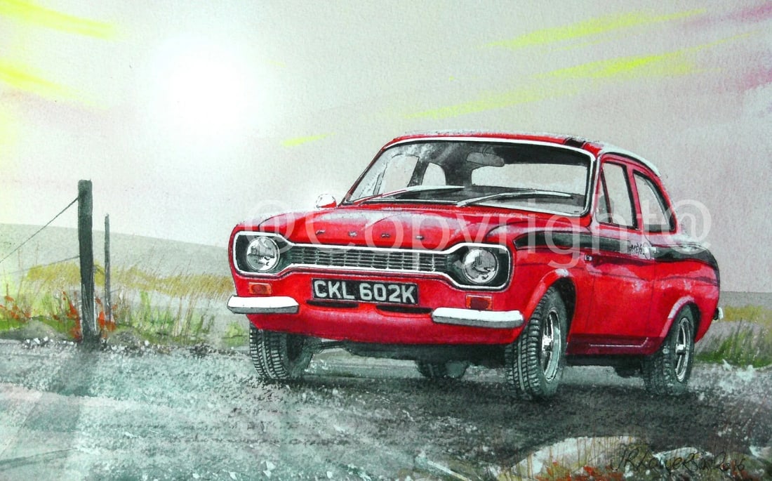 Ford Escort MK1 Mexico Red Nostalgic British Cars Metal Wall Art: Title: Ford Escort MK1 Mexico Red Nostalgic British Cars Metal Wall Art Description: ★ Approx Size 12” x 8” (Inches) 300 x 200 (mm). ★ Our M