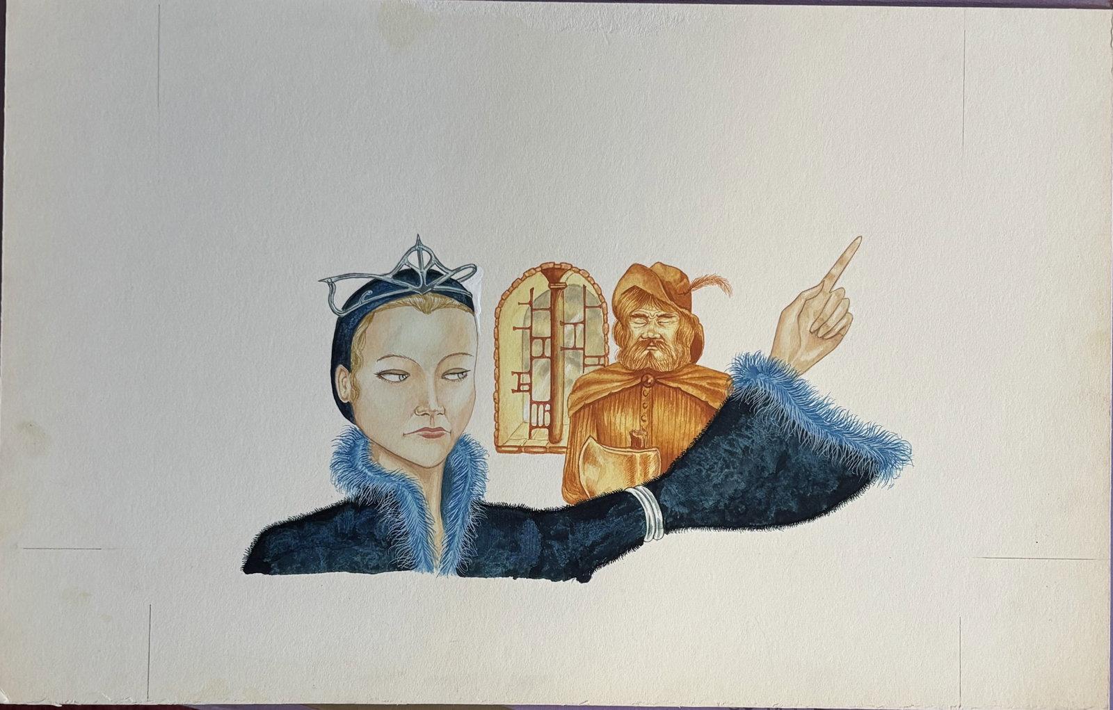 Snow White Original Vintage 1970's Book Artwork & COA & Copy of Page Free Post In UK: Title: Snow White Original Vintage 1970's Book Artwork & COA & Copy of Page Free Post In UK Description: This is the original, hand painted artwork for this vintage classic printed