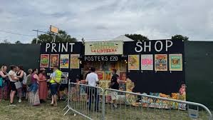 Banksy (b1974) Glastonbury Festival No9 Poster, ‘Immigrant Boat’ Screenprint With Proven - 11