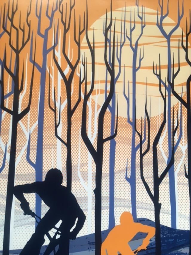 Filsouf. S (b1994) ‘Life Behind Bars’, Mountain Bike, X Trail, Lithograph. 2024. - 4