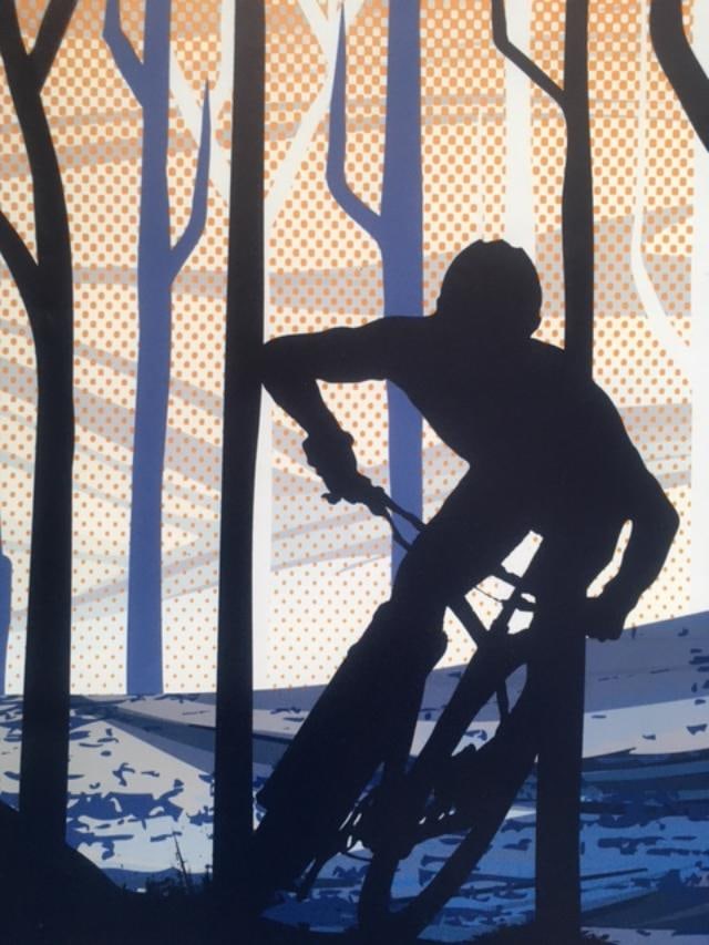 Filsouf. S (b1994) ‘Life Behind Bars’, Mountain Bike, X Trail, Lithograph. 2024. - 5