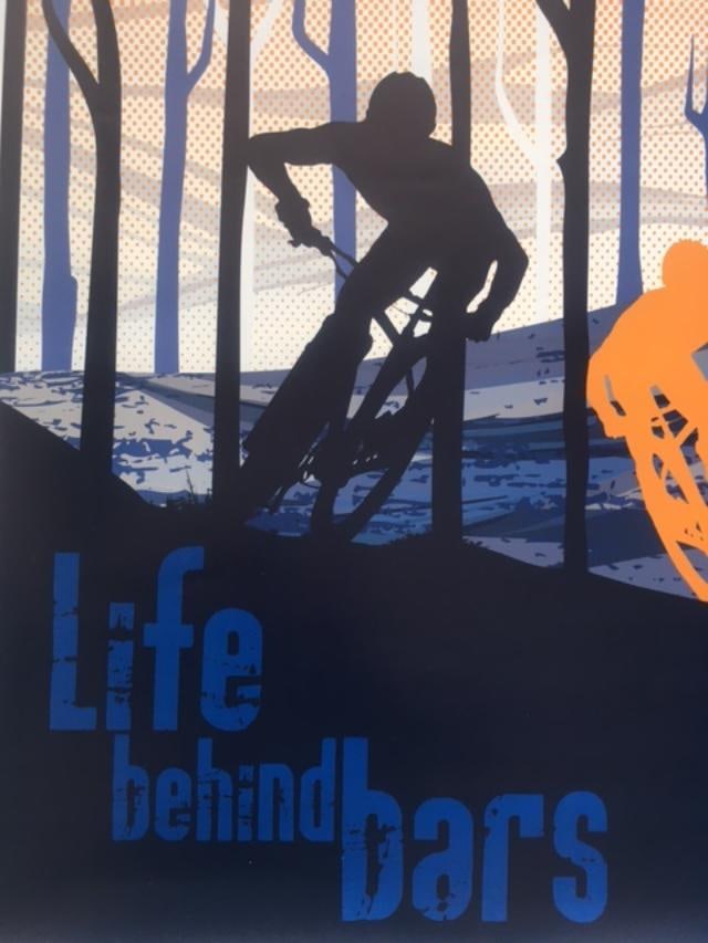 Filsouf. S (b1994) ‘Life Behind Bars’, Mountain Bike, X Trail, Lithograph. 2024. - 6