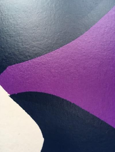 Pure Evil (English 1968) Purple ‘Jackie Kennedy In Tears’, Screenprint, Signed Numbered  - 5