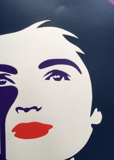 Pure Evil (English 1968) Purple ‘Jackie Kennedy In Tears’, Screenprint, Signed Numbered  - 6