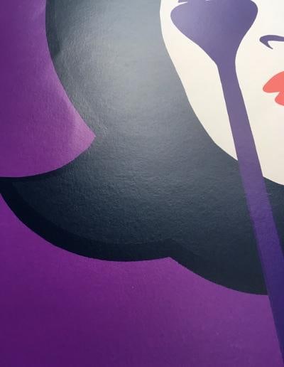 Pure Evil (English 1968) Purple ‘Jackie Kennedy In Tears’, Screenprint, Signed Numbered  - 7