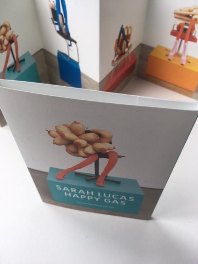 Sarah Lucas (b 1962) ‘Bunny Series’, Concertina Postcard Book, Happy Gas Exhibition, Dis - 4