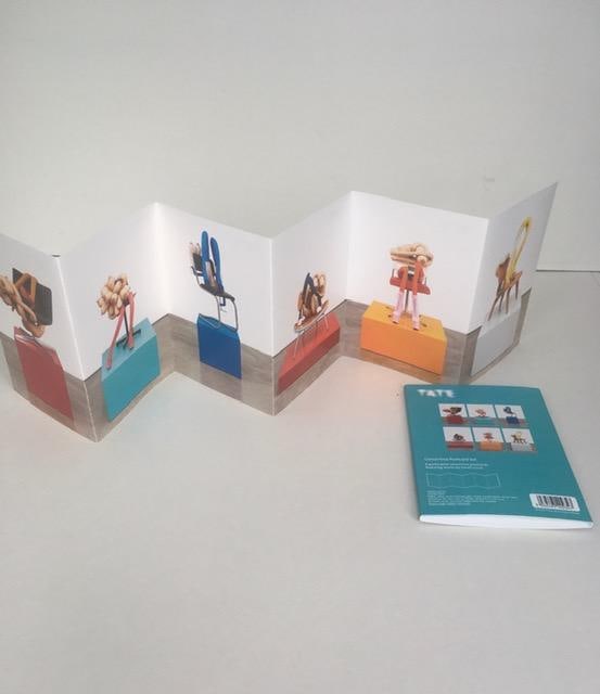 Sarah Lucas (b 1962) ‘Bunny Series’, Concertina Postcard Book, Happy Gas Exhibition, Dis - 6