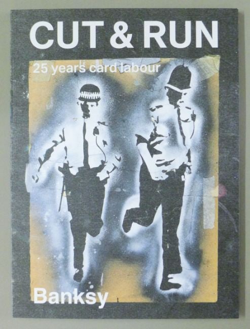 Banksy (b.1974) Authorised ‘Cut & Run - 25 Years of Card labour’ Exhibition Merch & 2 Po - 5