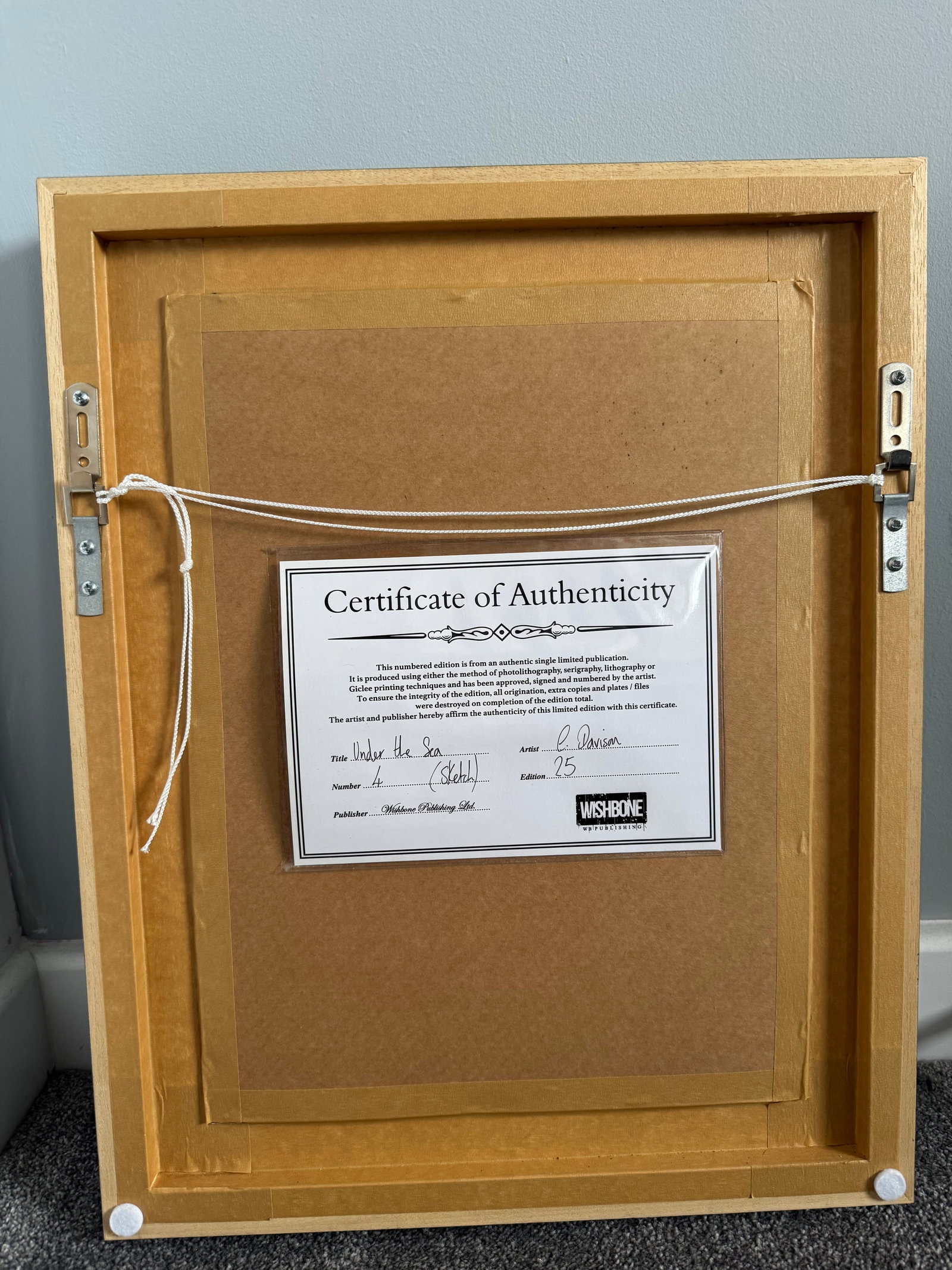 Craig Davison Limited Edition Giclee Sketch - Little Mermaid - 2