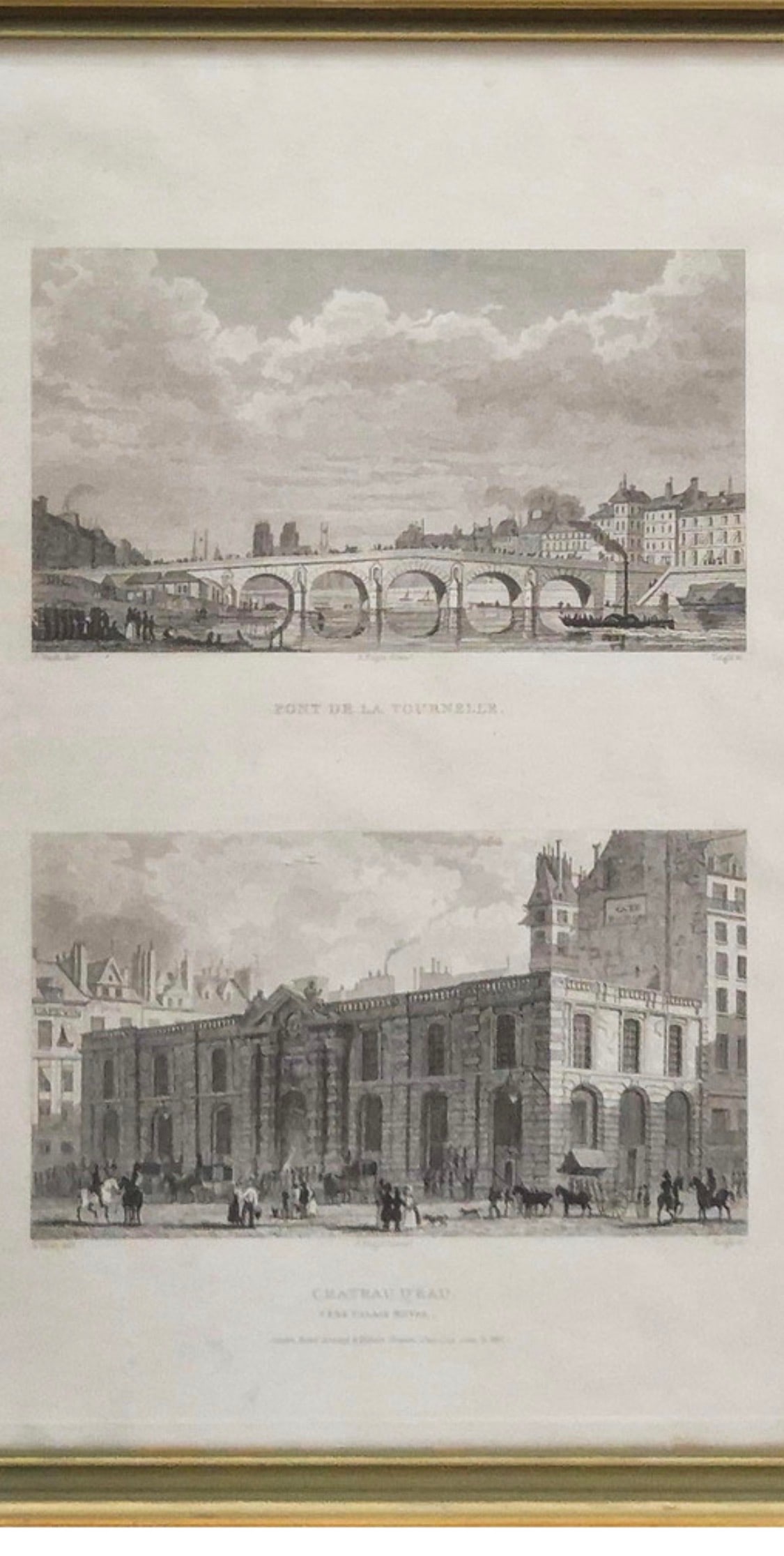 French Architectural Engraving, Frame - 2