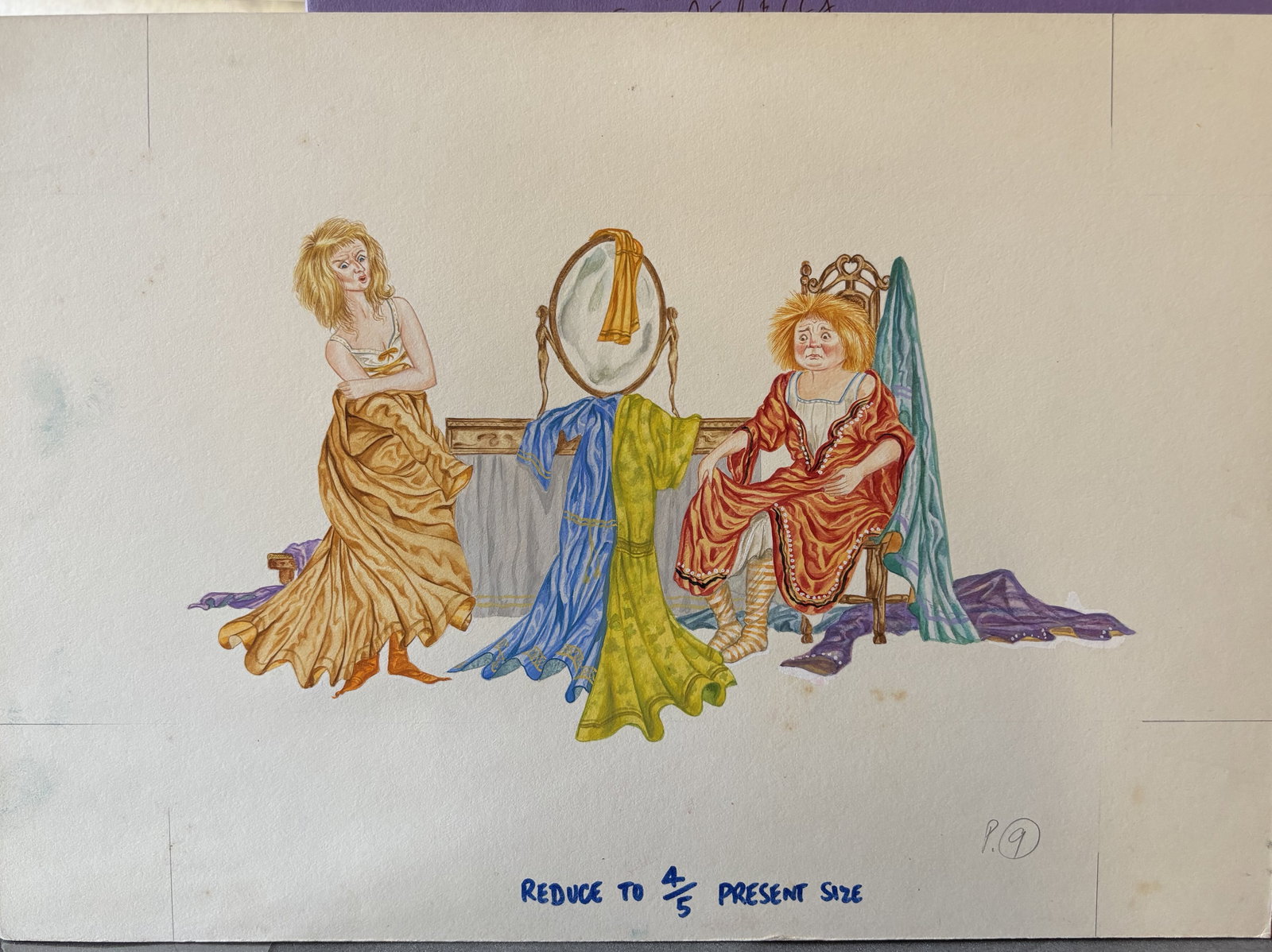 Original Artwork For Cinderella Book 1970's Andrew Skilleter Free Post In UK: Title: Original Artwork For Cinderella Book 1970's Andrew Skilleter Free Post In UK Description: This is the original, hand painted artwork for this vintage classic printed