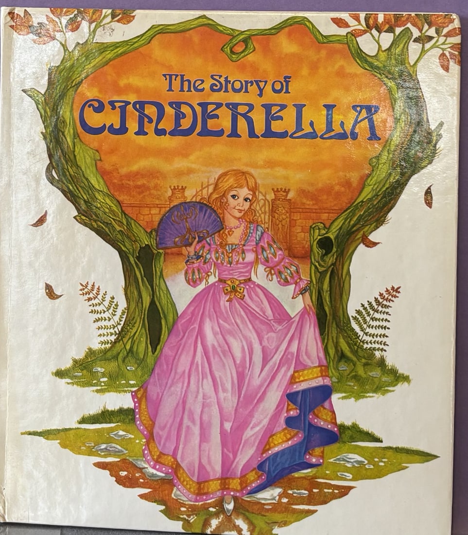 Original Artwork For Cinderella Book 1970's Andrew Skilleter Free Post In UK - 2