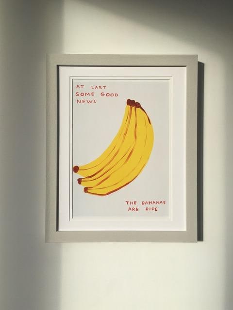 David Shrigley OBE (b 1968) ‘Good News’, Shrig Mini Series Offset Lithograph, Framed, Ed (1 of 2)