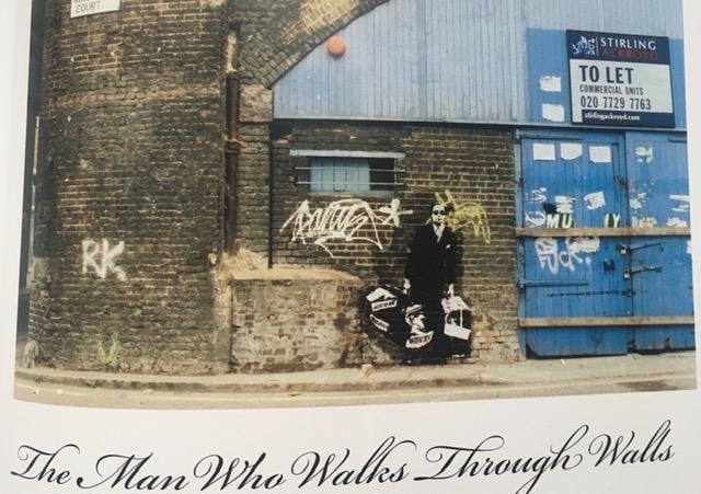 Blek Le Rat (b 1952-) 'Getting Through Walls', Double Levered Cardback Book, 2nd Edition, 2008 - 10