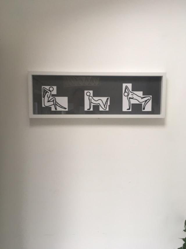 Julian Opie (1958-) ‘This Is Shahnoza’ In 3 Parts, Wooden Maquettes, Framed, 2008 (1 of 10)