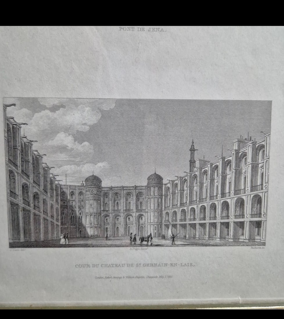 French Architectural Engraving, Paris - 2