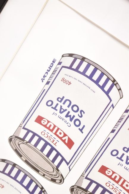 Banksy (b 1973) ‘Tesco Value Tomato Soup Can’, Lithograph Print, Framed, 2006 - 5